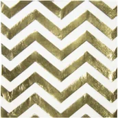 Gadżety dla niej i dla niego - Folat Serwetki "Metalic", złote, FOLAT, 33 cm, 20 szt FL50700 - miniaturka - grafika 1