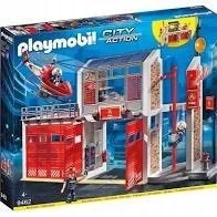 Playmobil Miasto Akcji - Duża remiza strażacka z helikopterem - 9462 9462 - Figurki dla dzieci - miniaturka - grafika 3