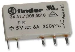 Finder Przekaźnik 1CO 6A 60V DC, Styk AgNi+Au 34.51.7.060.5010 - Sterowniki i przekaźniki - miniaturka - grafika 2