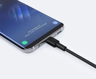 AUKEY CB-CA2 OEM KABEL USB-C QC 2M 3A 60W NYLON CB-CA2 OEM - Kable komputerowe i do monitorów - miniaturka - grafika 3