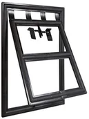 Pozostałe akcesoria dla kotów - Windhager 03333 klapa dla kota, do ochrony przed owadami, akcesoria do ochrony przed komarami dla kotów, system clip, czarna - miniaturka - grafika 1