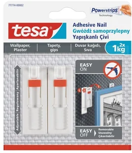 TESA Regulowany gwóźdź samoprzylepny do tapet TESA SMART MOUNTING SYSTEM TESA - Wieszaki łazienkowe - miniaturka - grafika 2