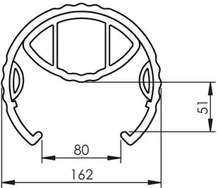 Tensator Osłona elastyczna nogi regału - Rack protector XL - Pozostałe wyposażenie warsztatu - miniaturka - grafika 3