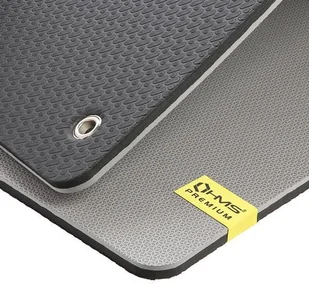 HMS PREMIUM MFK07 LIGHT GREY-BLACK MATA FITNESS KLUBOWA Z OTWORAMI 120*60CM EVA 15MM PREMIUM - Maty do ćwiczeń - miniaturka - grafika 2