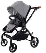 Wózki dziecięce - Euro Baby WINNER BROWN/GREY - miniaturka - grafika 1