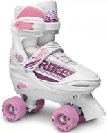Wrotki - Roces Roces wrotki Quaddy Girl White/Pink 34 37 - miniaturka - grafika 1