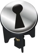 Korki do umywalek - Wenko 20792100 korek do umywalki Pluggy Keyhole odpływ korkiem, do wszystkich dostępnych na rynku kanaliki odpływowe, tworzywo sztuczne, 3.9 x 6.5 x 3.9 cm, wielokolorowa 20792100 - miniaturka - grafika 1