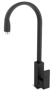 Ferro Bateria ZICCO zlewozmywakowa, czarny BZI4BL BZI4BL - Baterie kuchenne - miniaturka - grafika 2