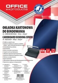 OFFICE PRODUCTS OKŁADKI DO BINDOWANIA OFFICE PRODUCTS KARTON A4 250GSM BŁYSZCZĄCE 100SZT. CIEMNONIEBIESKI zakupy dla domu i biura 20232515-11 - Akcesoria do laminatorów - miniaturka - grafika 2