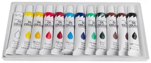 Easy Stationery Farbki olejne 12 kolorów EASY - Artykuły biurowe - miniaturka - grafika 3