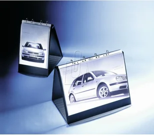 Durable Flipchart stołowy Durastar z 10 koszulkami A4 poziomy bazaltowy 8567-39 - Tablice i flipcharty - miniaturka - grafika 5