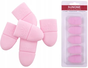Sunone Silikonowe klipsy do usuwania hybrydy 5szt - Akcesoria do paznokci - miniaturka - grafika 2