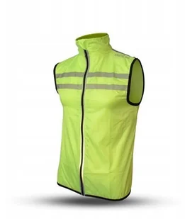 GATO GATO Kamizelka z diodami LED GATO SPORTS fluo żółta - Kurtki i kamizelki sportowe męskie - miniaturka - grafika 3