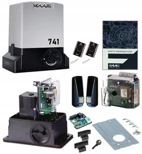 FAAC Napęd do bramy przesuwnej 741 - Do 900 Kg - Napędy i siłowniki do bram - miniaturka - grafika 3