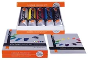 Przybory szkolne - Talens Cobra, zestaw farb wodno-olejnych, 5 kolorów - miniaturka - grafika 1