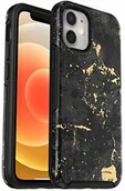 Etui i futerały do telefonów - Otterbox Symmetry - elegancki i smukły pokrowiec ochronny do Apple iPhone 12 mini, czarny/złoty 77-65755 - miniaturka - grafika 1