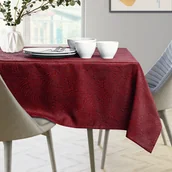 Obrusy i serwetki - AmeliaHome AmeliaHome - Obrus plamoodporny Bordowy GAIA 110x140 cm - miniaturka - grafika 1