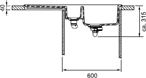 Franke Maris MRK 651-100 cappuccino 124.0379.971 - Zlewozmywaki - miniaturka - grafika 4
