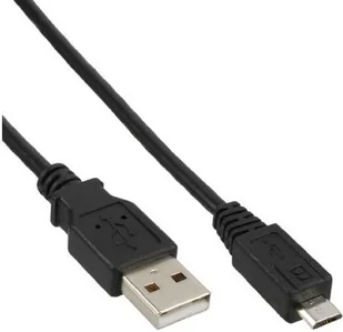 InLine Kabel USB microUSB 5m Czarny 31750 - Kable USB - miniaturka - grafika 2