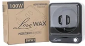 Podgrzewacze do wosku - Allepaznokcie Podgrzewacz do wosku na puszkę z teflonowym wkładem LoveWax BWW1 biało czarny 500 ml - miniaturka - grafika 1