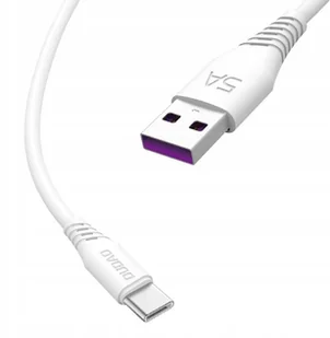 Szybki kabel Dudao Usb / Usb Typ C 5A 1m biały - Kable USB - miniaturka - grafika 4