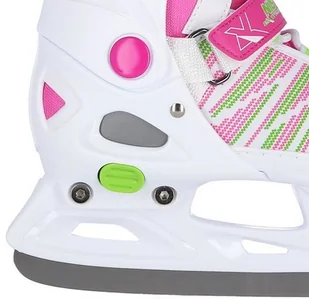 Nils EXTREME NH2255 A WHITE/PINK ROZM. L(40-43) ŁYŻWY HOKEJOWE EXTREME - Łyżwy - miniaturka - grafika 3