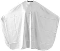 Peleryny fryzjerskie - Fox Peleryna BARBER EXPERT BIAŁA - WĄSKIE, CZARNE PASY - miniaturka - grafika 1