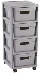 Curver Regał z 4 szufladami Infinity, 30,0x36,0x69,0 cm - Pojemniki na zabawki - miniaturka - grafika 5