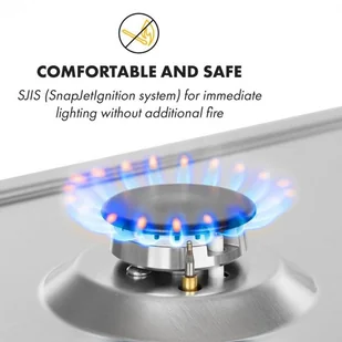 Płyta gazowa do zabudowy Klarstein DSM-IgnitoDom-SS - Płyty gazowe do zabudowy Płyta gazowa do zabudowy Klarstein DSM-IgnitoDom-SS - Płyty gazowe do zabudowy - miniaturka - grafika 5