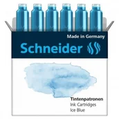 Naboje i atramenty - SCHNEIDER Naboje do piór błękitne 6szt. /SR166130/ PB1579-BŁ - miniaturka - grafika 1