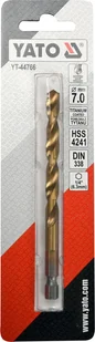 Yato WIERTŁO DO METALU HSS-TiN 7,0MM HEX YT-44766 YT-44766 - Wiertła - miniaturka - grafika 3