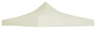 vidaXL Dach namiotu imprezowego, 3 x 3 m, kremowy - Pawilony ogrodowe - miniaturka - grafika 5