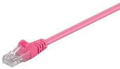 Kable miedziane - Goobay Cat5e UTP kabel sieciowy (2 X RJ45, 20 m) Magenta 4040849952296 - miniaturka - grafika 1
