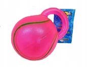 Zabawki dla psów - Zabawka Dla Psa Piłka Tpr Z Uchwytem Róż - miniaturka - grafika 1