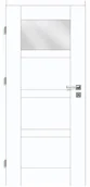 Drzwi wewnętrzne - Voster Skrzydło drzwiowe łazienkowe z podcięciem wentylacyjnym Capri Białe 80 lewe - miniaturka - grafika 1
