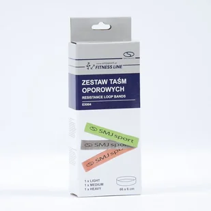 SMJ sport Zestaw taśm oporowych sport EX004 3szt. - Gumy, taśmy, ekspandery - miniaturka - grafika 2