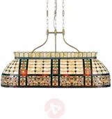 Lampy sufitowe - Clayre & Eef Niezwykła lampa wisząca Gani  styl Tiffany - miniaturka - grafika 1