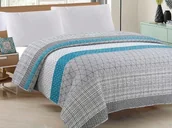 Narzuty - Euromat Dwustronna Narzuta TAVIRA J-0129-5 Mosaic Bez Poszewek 14081 - miniaturka - grafika 1