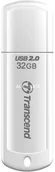 Nośniki danych - Transcend JetFlash elite 32GB JetFlash 370 pamięć USB USB Typu-A 2.0 Biały, Nośnik Pendrive USB - miniaturka - grafika 1