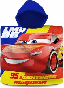 AUTA CARS PONCHO RĘCZNIK 100% BAWEŁNA Cars Disney - Okrycia kąpielowe dla dzieci - miniaturka - grafika 2