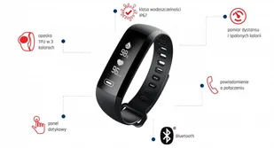 MAXCOM FW11 Niebieski - Smartband - miniaturka - grafika 8
