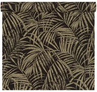 Tapety - Rasch Tapeta w liście PALM czarno-złota winylowa na flizelinie - miniaturka - grafika 1