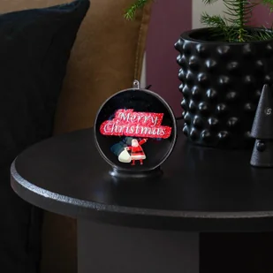 KonstSmide CHRISTMAS Kula hologram 3D Merry Christmas, 42 LED - Oświetlenie świąteczne - miniaturka - grafika 3