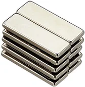 Magnesy - first4magnets Magnes Expert 25 x 8 x 2 mm grubości bardzo wysoka wydajność N52 magnes neodymowy - 3 kg pociągnięcie (10 szt.) F2582-N52-10 - miniaturka - grafika 1