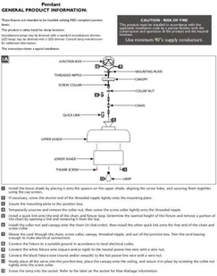 Elstead Lighting Lampa wisząca HAYMARKET FE-HAYMARKET-P Lighting FE-HAYMARKET-P - Lampy sufitowe - miniaturka - grafika 4
