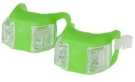 Lampki rowerowe - XC Light Zestaw lamp XC Light 1000F silikonowe 2-Led,3 funkcje zielone - miniaturka - grafika 1