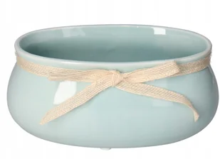 Osłonka doniczki ze wstążką 18 cm różowa 02.590.18 - Donice - miniaturka - grafika 2