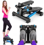 Steppery i stepy - Stepper Steper Domowy Do Ćwiczeń Skrętny Regulacja - miniaturka - grafika 1
