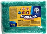 Masy plastyczne - Astra Modelina 1kg zielona - miniaturka - grafika 1