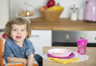 Chicco Zestaw 2 talerzy 12 m+ zielony - Zestawy naczyń dla dzieci - miniaturka - grafika 2